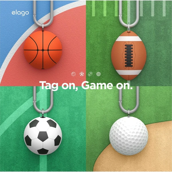 ELAGO Sport Edition Basket pouzdro pro Apple AirTag oranžové - Pouzdra - Obrázek d_b09a8cfa584940fb90eced595d003535