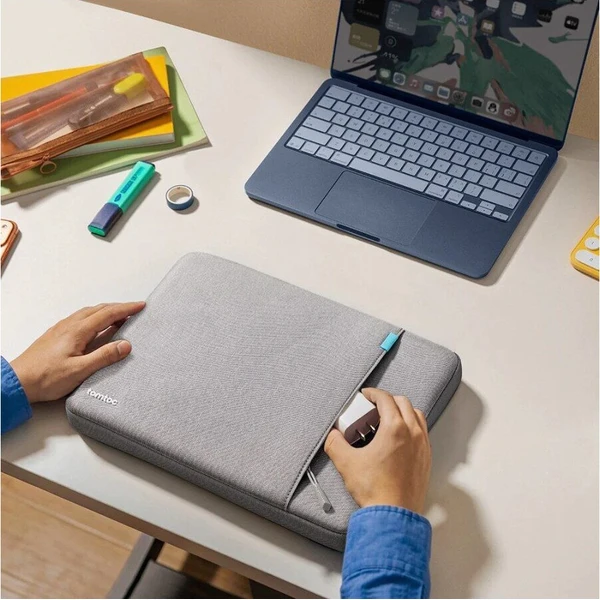 tomtoc Defender A13 sleeve pouzdro 13" MacBook Neo šedé - Pouzdra - Obrázek d_b11d740f99344958889b002cd2952504