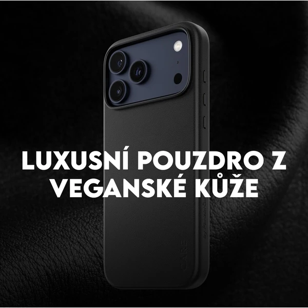 PanzerGlass® CARE SOLO MagSafe kryt z veganské kůže iPhone 17e/16e černý - Pouzdra - Obrázek d_b144005625b14ac7ba31e3aa81f463e0