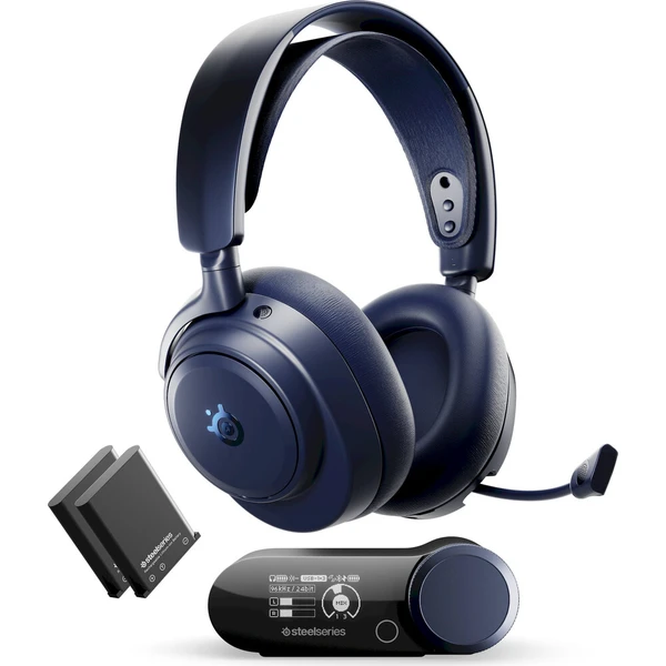 SteelSeries Arctis Nova Pro Omni bezdrátová herní sluchátka tmavě modrá - Sluchátka - Obrázek d_b16664ca320e40598c9c81125e89b375