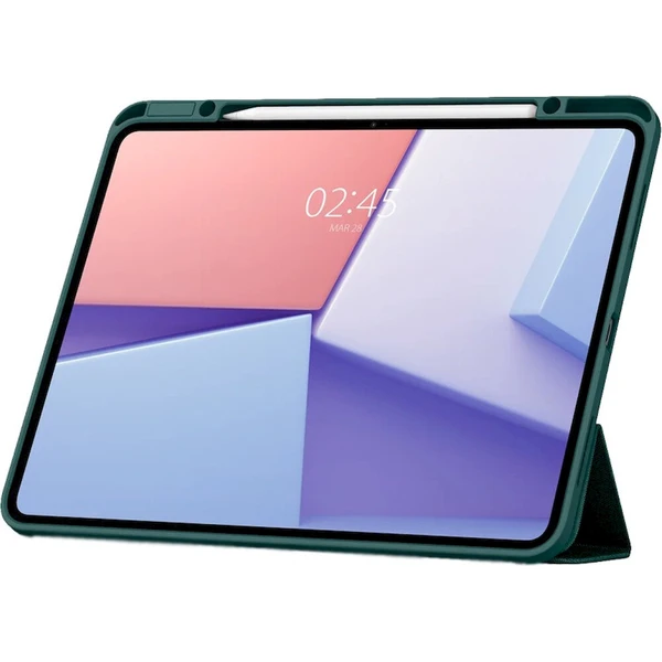 Spigen Urban Fit flipové pouzdro iPad Pro 13" 2025 tmavě zelené - Pouzdra - Obrázek d_b19850cab4434442b2da7cb58f50006a