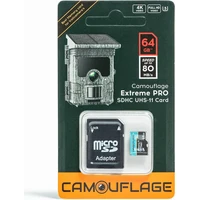 Camouflage MicroSD karta 64GB + adaptér - Příslušenství pro kamery