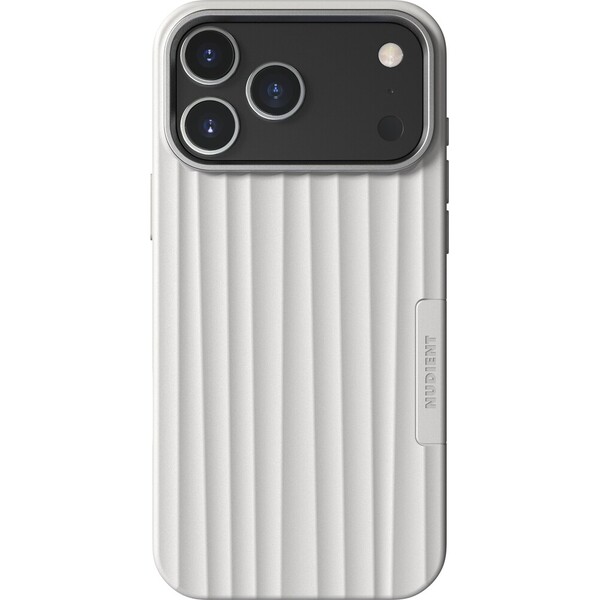 NUDIENT Bold Magsafe kryt iPhone 17 Pro Max/iPhone 18 Pro Max Chalk White