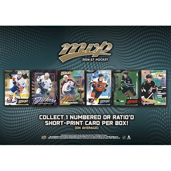 Hokejové karty 2026-27 Upper Deck MVP Hockey Blaster Box - Hokejové karty - Obrázek d_b2560d286d3c439797e755d89914bd58
