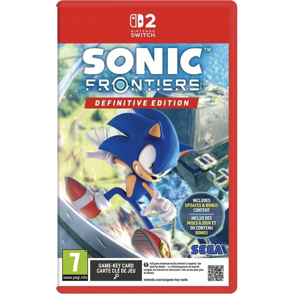 Sonic Frontiers: Definitive Edition (Game Key Card) (Switch 2)