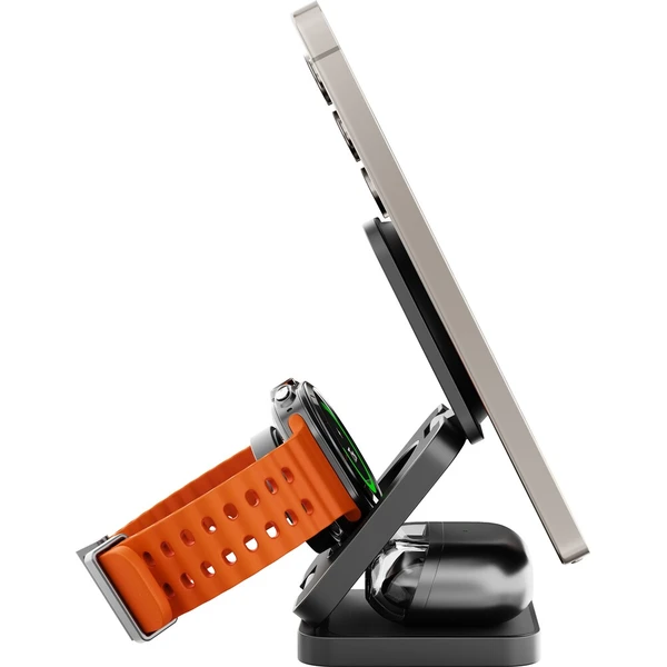 Cubenest SQS312 Pro Qi2.2 3v1 magnetická nabíječka pro Samsung šedá - Nabíječky - Obrázek d_b30b68f32078406fa16de1a9a82b8ba5