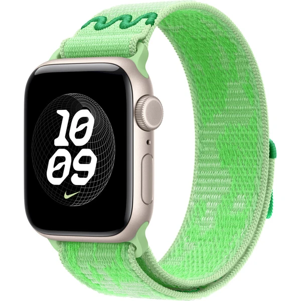 Apple Watch 41/40/38mm Green Spark provlékací sportovní řemínek Nike - Řemínky - Obrázek d_b3c6bd4ab5de435489ef5a8cf90dc6ea