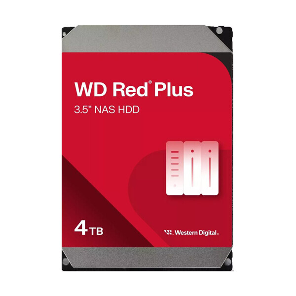 WD Red Plus WD40EFZZ 4TB 3.5" HDD SATA CMR