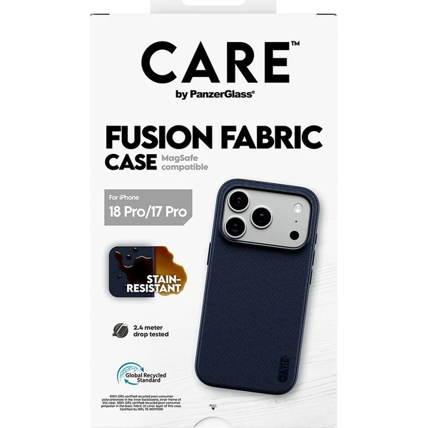 PanzerGlass CARE Fusion Fabric MagSafe kryt Apple iPhone 18 Pro/17 Pro modrý - Pouzdra - Obrázek d_b4f45c6ec5fc4a9c9efde3fb89610fb2