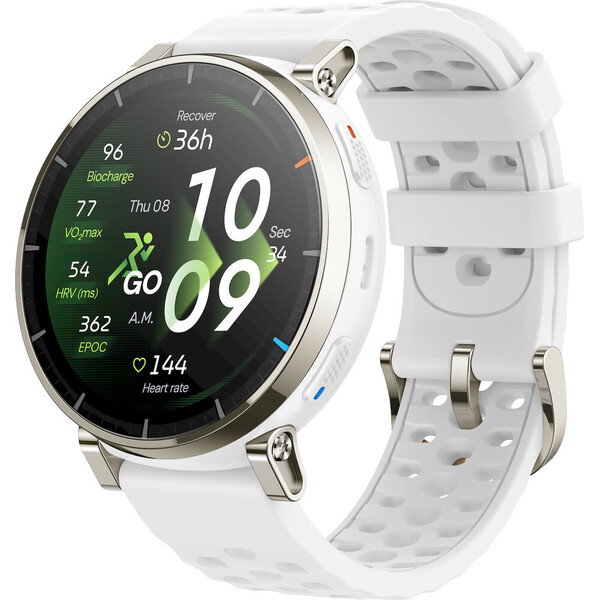 Amazfit Active 3 Premium chytré hodinky bílé