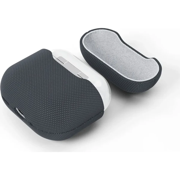 Epico SolidWoven Case pouzdro pro AirPods 4/AirPods 5 černé - Pouzdra - Obrázek d_b549ed92dda64ea2b0facaf988cf8216