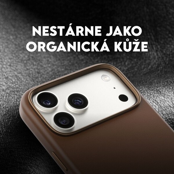 PanzerGlass® CARE SOLO MagSafe kryt z veganské kůže iPhone 17 Pro hnědý - Pouzdra - Obrázek d_b585164e7b3b469ca3e89942555fef47