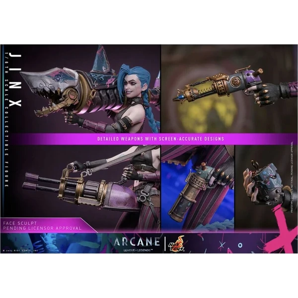 Hot Toys Figurka Arcane Action Figure 1/6 Jinx 27 cm - Figurky - Obrázek d_b587205d4f904cbea433afcdfb5297d5