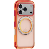 Torras Ostand O3 Air Core MagSafe kryt iPhone 18 Pro oranžový - Pouzdra