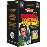 Fotbalové karty 2026 Topps Heritage Football - Value Box - Fotbalové karty