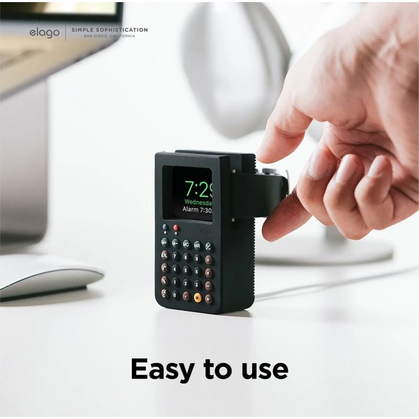 ELAGO W8 stojánek pro Apple Watch černý - Stojánky - Obrázek d_b6eb44f7768e4d63a76987703d2ebbe8