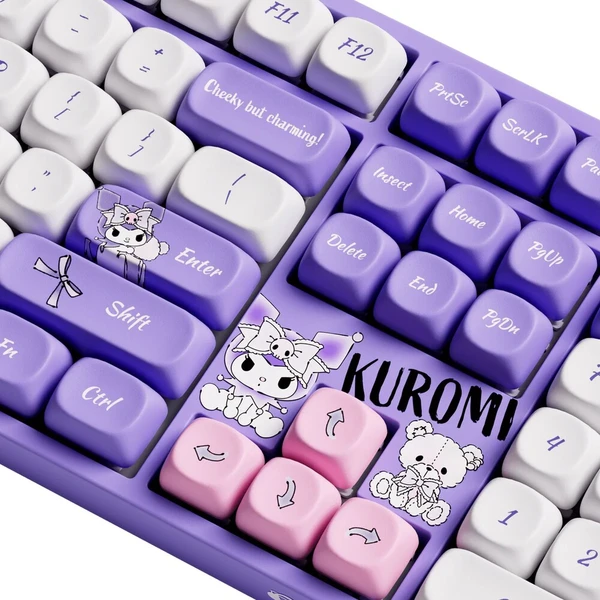 Akko x Kuromi 5108B Plus Akko V3 Pro Piano bezdrátová herní klávesnice (US) - Klávesnice - Obrázek d_b6f8b5fabc59492c96a8436051b0ff68