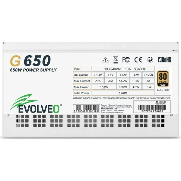 EVOLVEO G650 650W bílý - Zdroje - Obrázek d_b70a7826274542b0abe70aa53f51c529