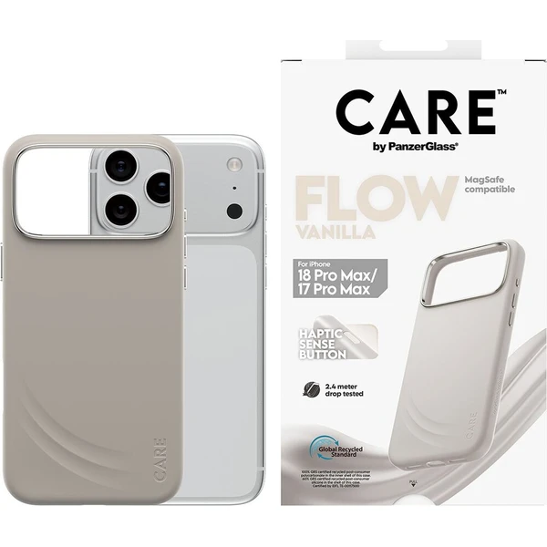 PanzerGlass CARE Flow MagSafe kryt Apple iPhone 18 Pro Max/17 Pro Max Vanilla béžový - Pouzdra - Obrázek d_b7e7a9f41d5f4a2dbc4ff33f812d055c