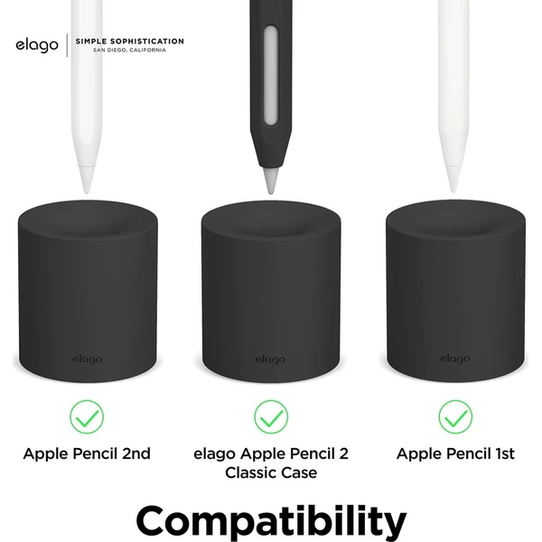 ELAGO Silicone Stand stojánek pro Apple Pencil bílý - Stojánky - Obrázek d_b7f04bb541154a09a813f59e52cc1c63