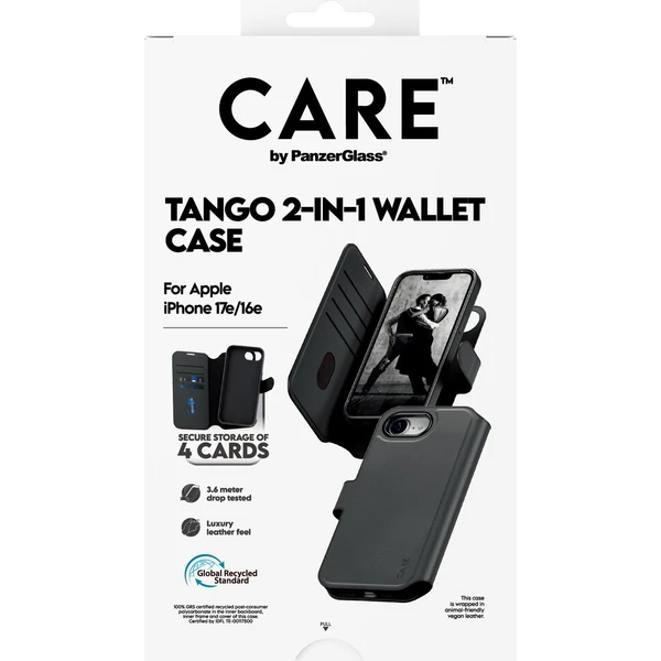 PanzerGlass® CARE Tango 2v1 Wallet MagSafe pouzdro Apple iPhone 17e/16e černé - Pouzdra - Obrázek d_b867013b616d4162bd2d139159126705