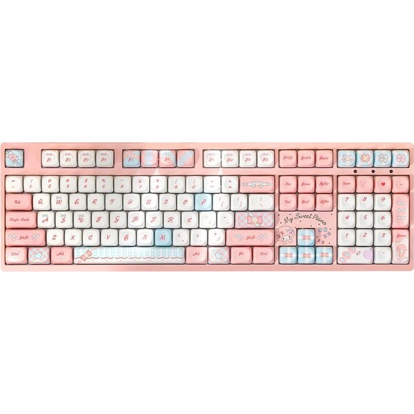 Akko x My Sweet Piano 3108 V3 Akko Frost Pink klávesnice (US) růžová - Klávesnice - Obrázek d_b88b44e063b54e37be5fcb5681a1d263