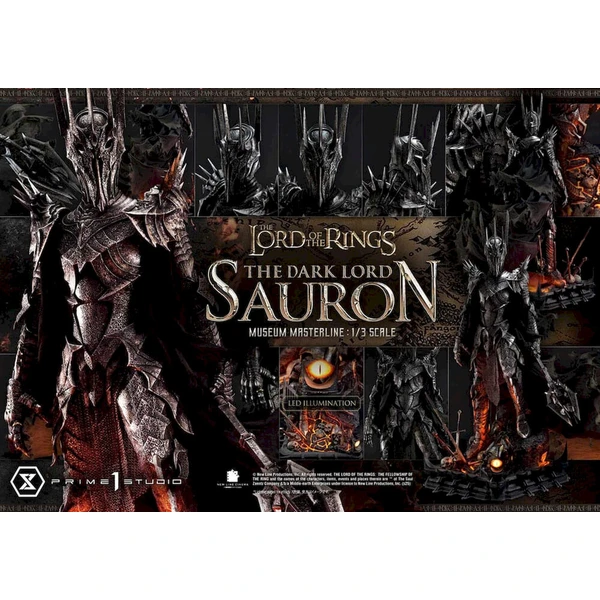 Socha Lord of the Rings Museum Masterline 1/3 The Dark Lord Sauron Bonus Version 117 cm - Sochy a sošky - Obrázek d_b8b8894ad25b460e9c795ed31bba476a
