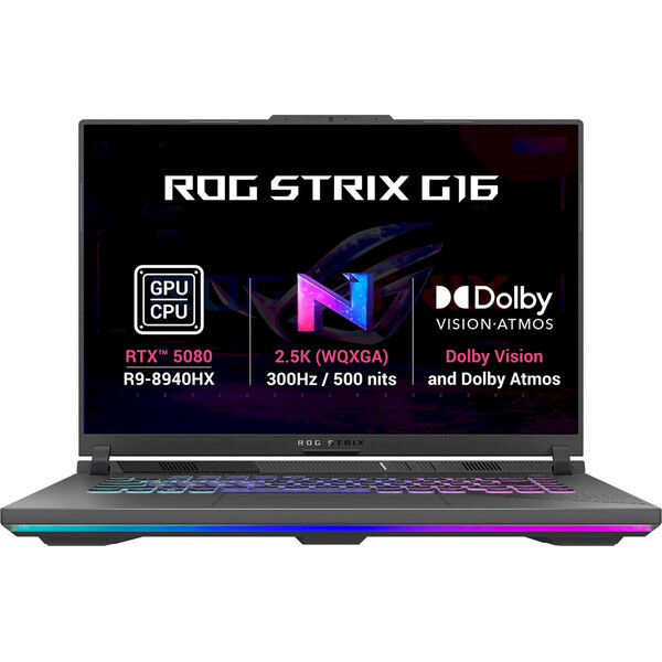 ASUS ROG Strix G16 (G614PW-TS092WZ) RTX 5080 šedý