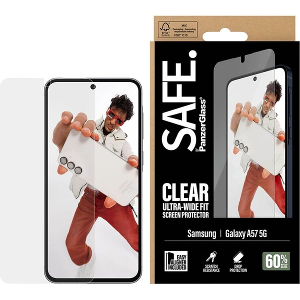 PanzerGlass® SAFE sklo s instalačním rámečkem Samsung Galaxy A57 - Ochranné folie a skla - Obrázek d_b93dfeb926de4bb082b6f29570019c97