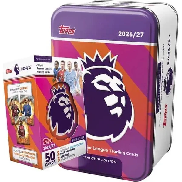 Topps Premier League 2027 - Super Tin (with tray) - Fotbalové karty - Obrázek d_b94a0778bf9e41259c578f37ad019c5f