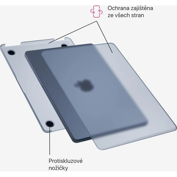 iWant Slim Shell pouzdro pro MacBook Neo 13" matná indogo - Pouzdra - Obrázek d_bab1cb46ea7c43d58c219e6f5461ba6c