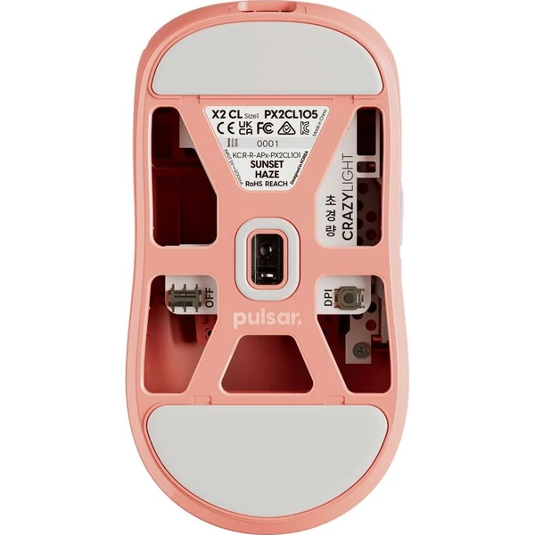 Pulsar X2 CrazyLight Mini bezdrátová herní myš oranžová - Myši - Obrázek d_bad917e3f4124fc3b2e5f1efe5f78683