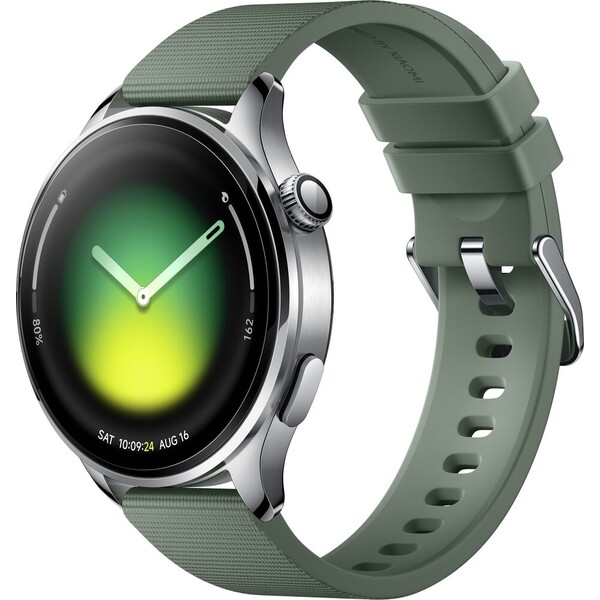 Xiaomi Watch 5 chytré hodinky zelené Stříbrná