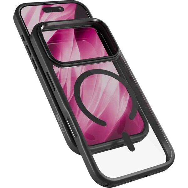 iWant Hero Pro Mag+ kryt pro iPhone 17 Pro Max černá transparentní Černá/čirá