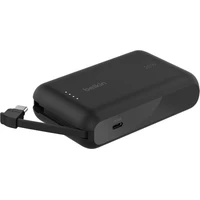 Belkin BOOST CHARGE™ USB-C PowerBanka s integrovaným USB-C kabelem, 10000mAh, PD, 20W černá - Powerbanky