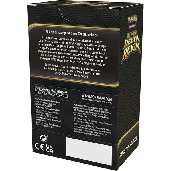 Pokémon TCG: ME06 Delta Reign - Booster Bundle - Pokémon karty - Obrázek d_bbcb0bda04ac46e7a3429f7dbfb0d097