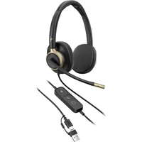 HP Poly Mission 825 Stereo USB Wired Headset - Sluchátka