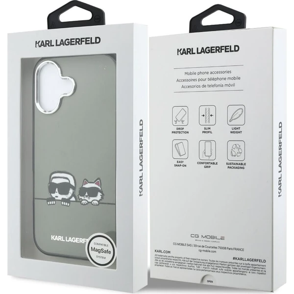 Karl Lagerfeld IML K&CH Heads Logo MagSafe kryt iPhone 17 černý - Pouzdra - Obrázek d_bc56eb0d206146689259e5307acfe4dd