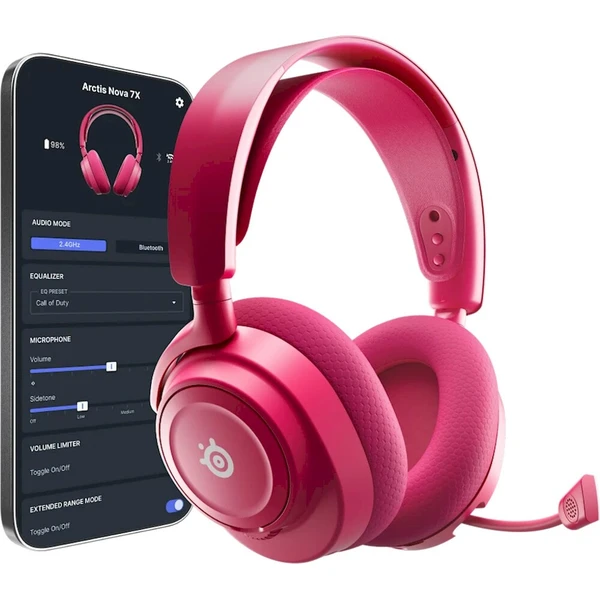 SteelSeries Arctis Nova 7X Gen 2 růžová - Sluchátka - Obrázek d_bc989896031d425baf4cd7917135b43c