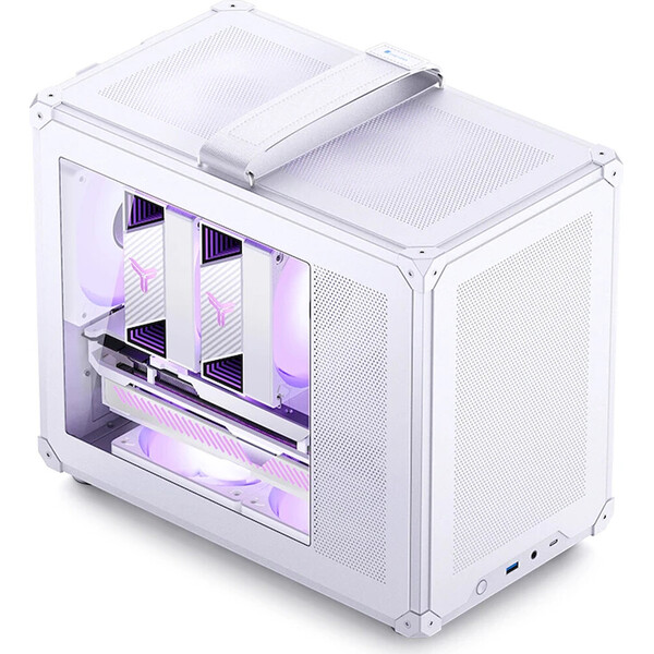 Jonsbo C6 MAX PC Micro-ATX bílá