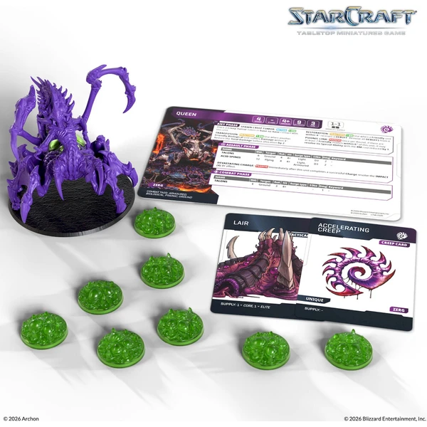 StarCraft The Miniatures Game - Queen - Zerg - Expansion Set - EN - Deskové hry - Obrázek d_bcbdf78b9a464adcb0153eb067abeae8