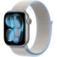 Apple Watch 42/41/40/38mm mlžně modrý provlékací sportovní řemínek - Řemínky