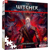 Comic Book Puzzle: The Witcher (Wiedźmin) Corvo Bianco (1000) - Puzzle