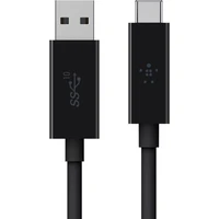 Belkin USB-C/USB-A 3.1 kabel, 0,9m, 10 Gb/s, černý - Kabely a redukce