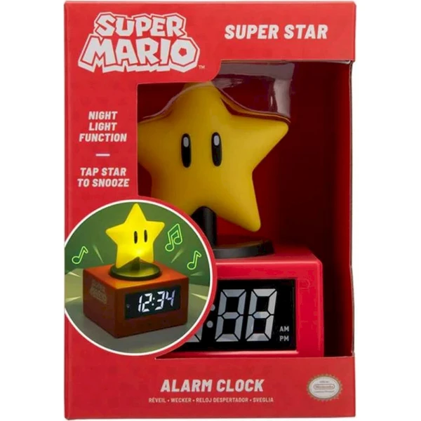 Budík Paladone - Super Mario - Super Star - Hodiny a budíky - Obrázek d_bd1de98fe6eb4c2cb706d8a153f93b54