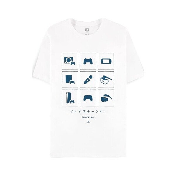 Tričko Difuzed PlayStation - Since '94 S Bílá