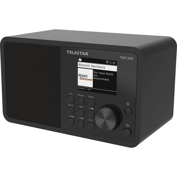 Telestar TOP 200 internetové/DAB+/FM/Wi-Fi/USB/BT rádio černé - Rádia - Obrázek d_bdcf7bd9d89b44c0a27142e39690b059