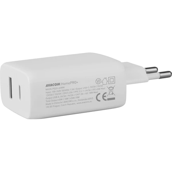 AVACOM HomePRO+ síťová nabíječka s Power Delivery 65W - Nabíječky - Obrázek d_bdfb1d84d57e4e729d490e1348edbc20