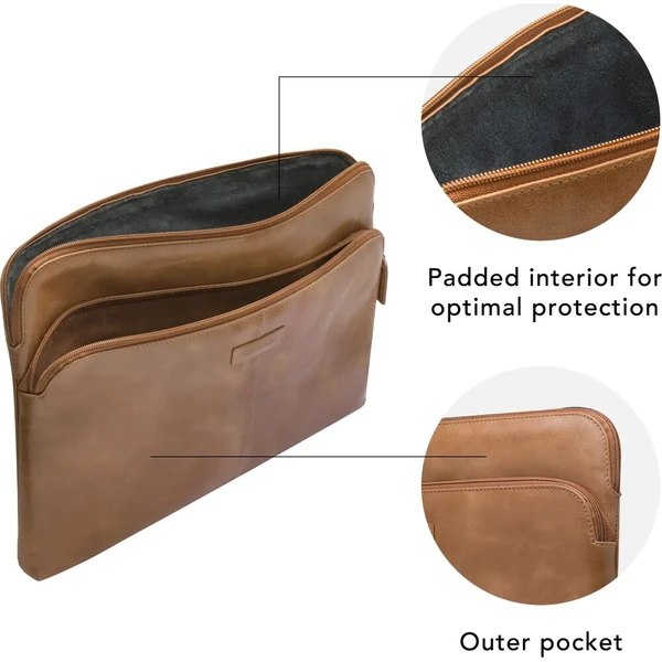 dbramante1928 Skagen Pro+ kožené sleeve pouzdro pro 14" MacBook hnědé - Pouzdra - Obrázek d_be154675357c4d97b2dfac33eacac7a3