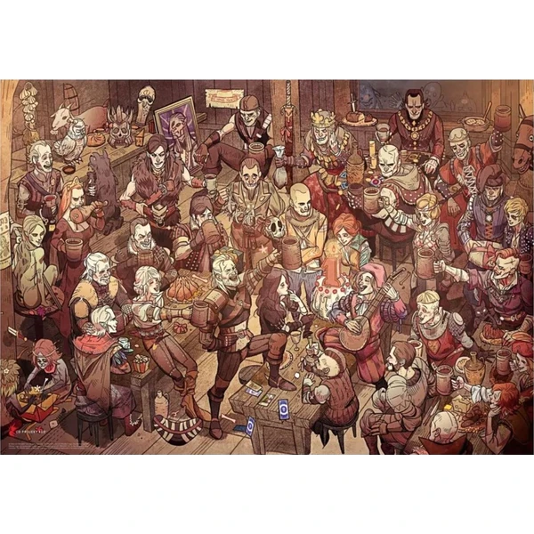 Gaming Puzzle: The Witcher (Wiedźmin) Birthday (1000) - Puzzle - Obrázek d_be3e1e61c327473582da28f0c3d6fa50